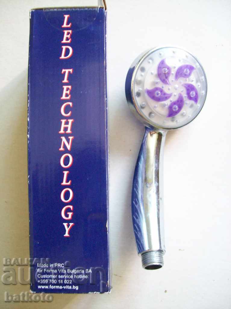 Auction Almost unused LED thermal shower Auction Almost unused LED thermal shower