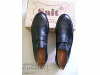 New branded shoes made of genuine leather №47 - for giants