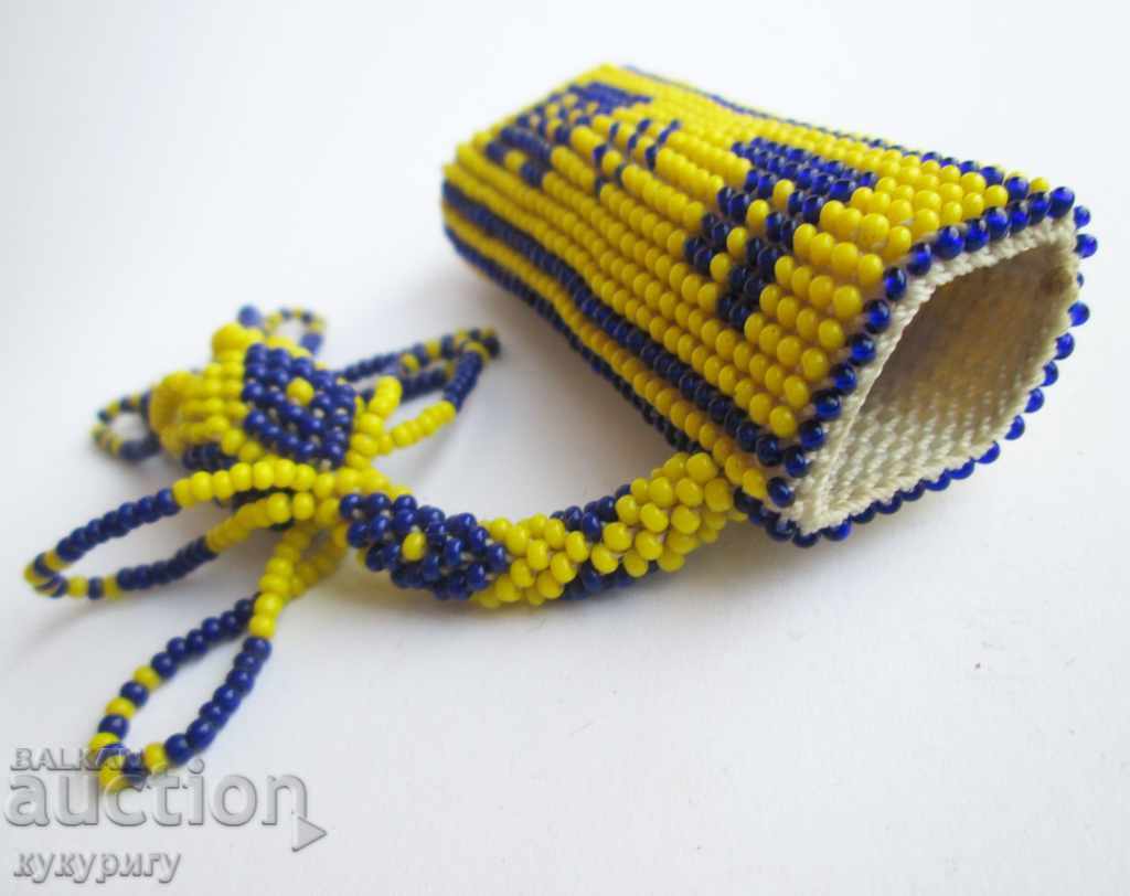 Old Turkish prison bead case Fenerbahce pouch - 5