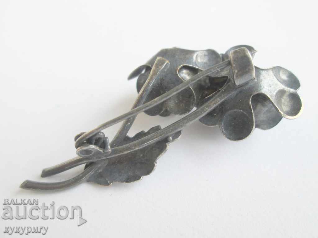 Old Bulgarian women's brooch flower rose jewelry - 5 Old Bulgarian women's brooch flower rose jewelry - 5