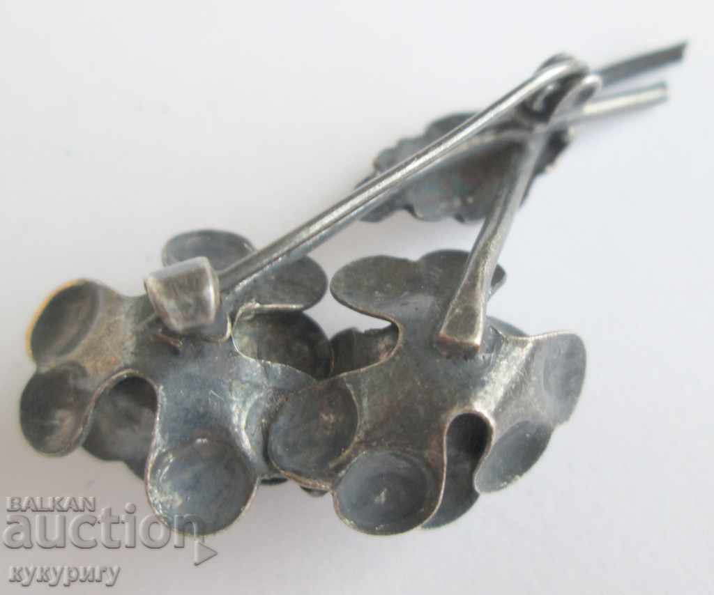 Old Bulgarian women's brooch flower rose jewelry - 6 Old Bulgarian women's brooch flower rose jewelry - 6