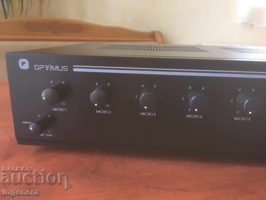 AMPLIFICATOR OPTIMUS AXC-60-5 BUC cu preț 75.00 BGN | € 38.35
