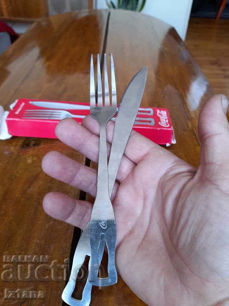 Livrarea Ustensile, cuțitul și furculița Coca Cola, Coca Cola