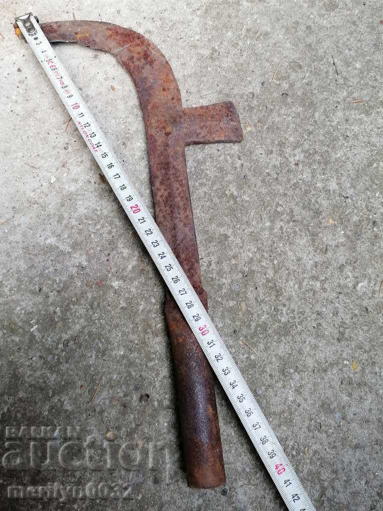 Стар ръчнокован косер, ковано желязо - 6 Стар ръчнокован косер, ковано желязо - 6