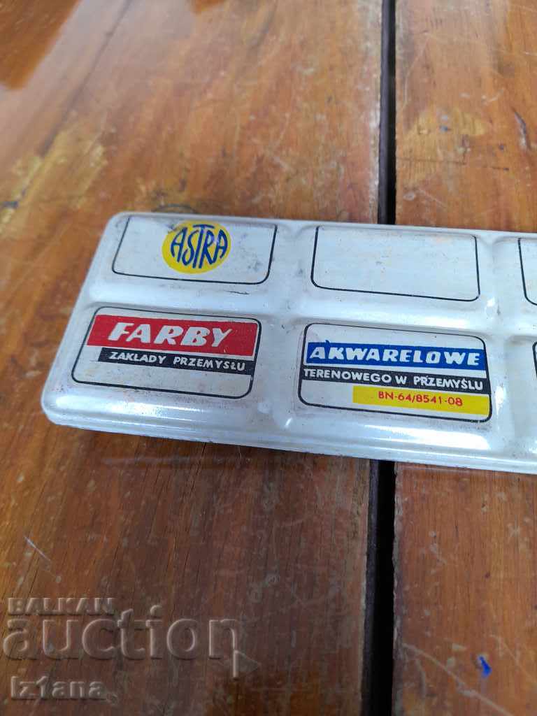 Old watercolors, Astra paints with price 10.00 BGN | € 5.11 Old watercolors, Astra paints with price 10.00 BGN | € 5.11