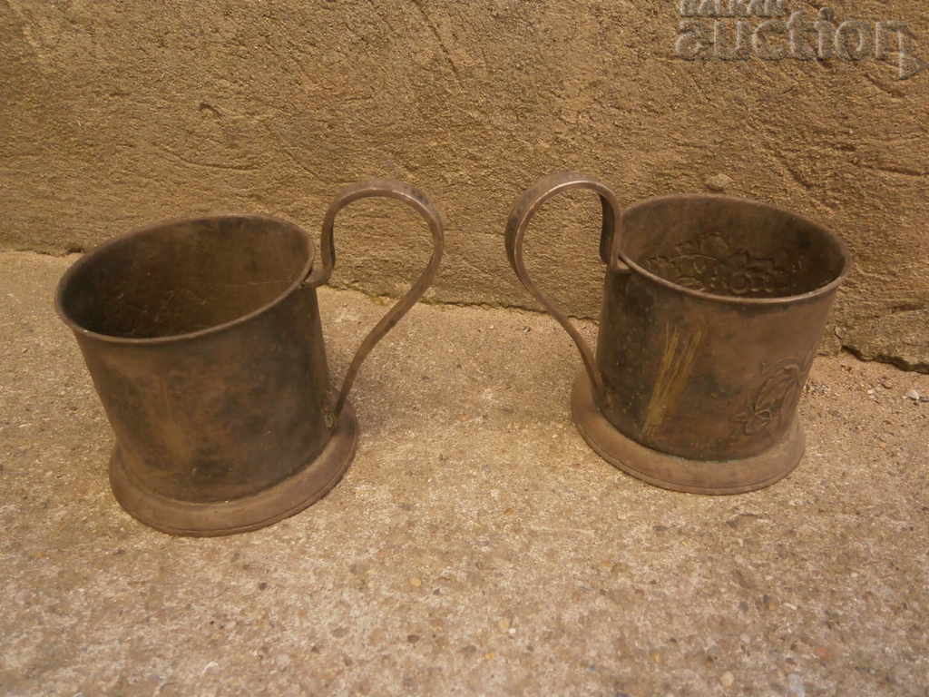 Красиви подстакани посребрени СССР с цена 31.00 лв. | € 15.85