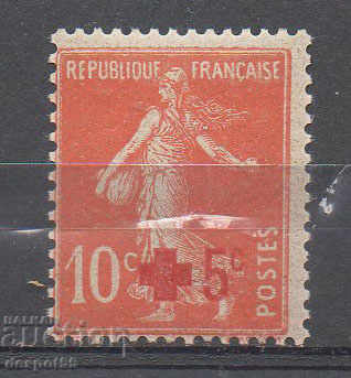 1914. France. Red Cross. Overprint.