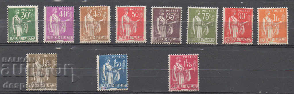 1932-33. Франция. Нова редовна емисия.