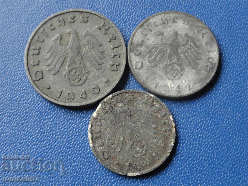 Γερμανία 1940-41 - 1, 5 και 10 πφένιχ - 6