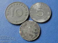 Германия 1940-41г. - 1, 5 и 10 пфенинга