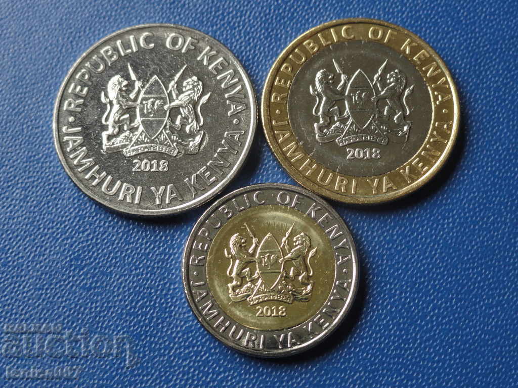 Delivery of Kenya 2018 - 1, 5 and 10 shillings UNC Delivery of Kenya 2018 - 1, 5 and 10 shillings UNC