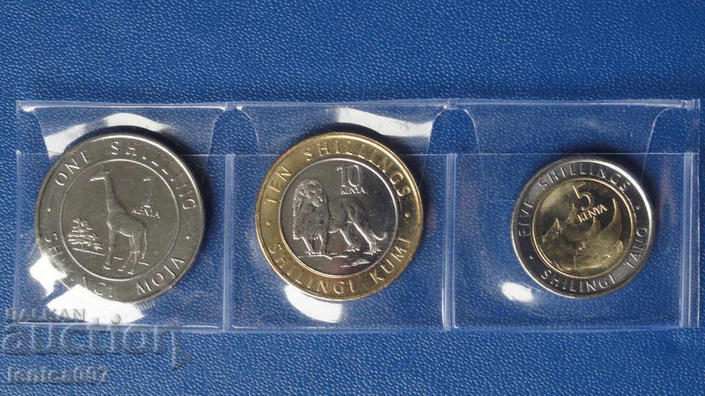 Kenya 2018 - 1, 5 and 10 shillings UNC - 7 Kenya 2018 - 1, 5 and 10 shillings UNC - 7