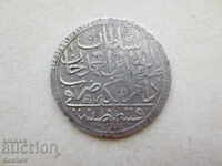 Огромна сребърна монета Османска Империя Голяма Турска пара