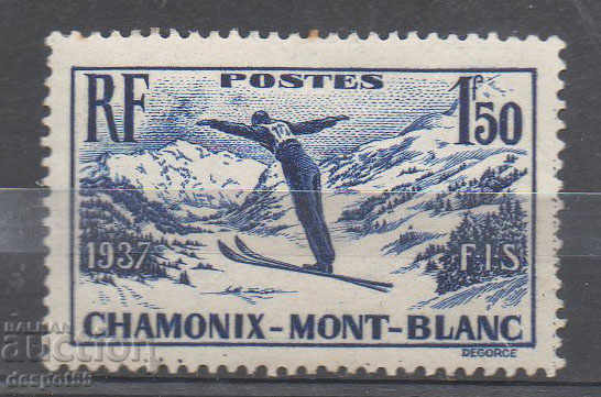 1937. Franța. Campionatele Mondiale de Schi - Chamonix, Franța.