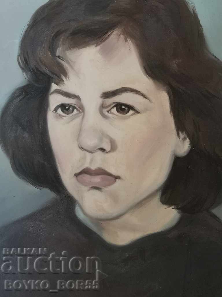 Pictură Portret Pictură în ulei Pânză 50/70 cu preț 85.00 BGN | € 43.46 Pictură Portret Pictură în ulei Pânză 50/70 cu preț 85.00 BGN | € 43.46