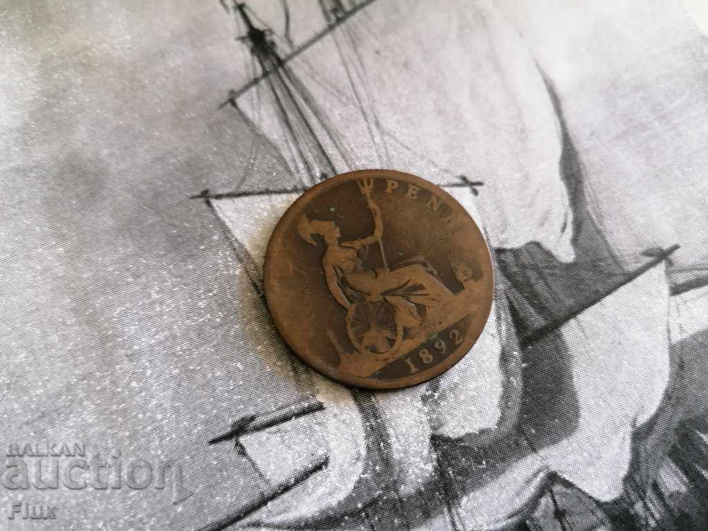 Coin - Ηνωμένο Βασίλειο - 1 πένα | 1892