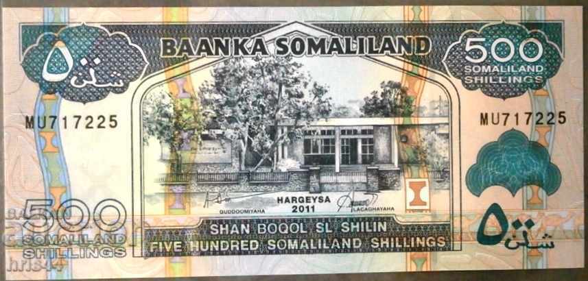 Somaliland 500 shillings 2011