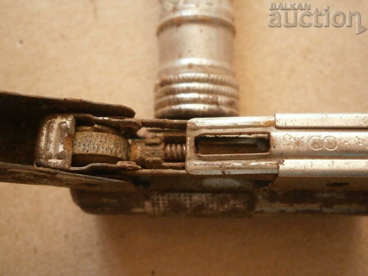 Delivery of IMCO vintage lighter gives a spark Delivery of IMCO vintage lighter gives a spark