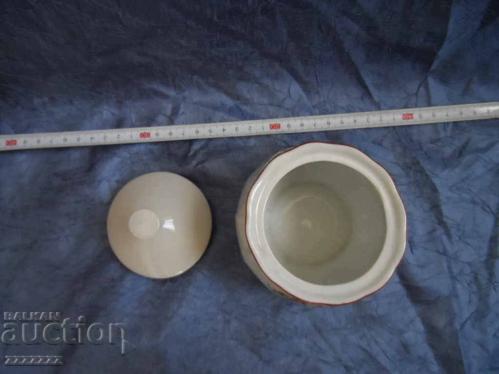 Porcelain Sugar Bowl with price 15.00 BGN | € 7.67 Porcelain Sugar Bowl with price 15.00 BGN | € 7.67