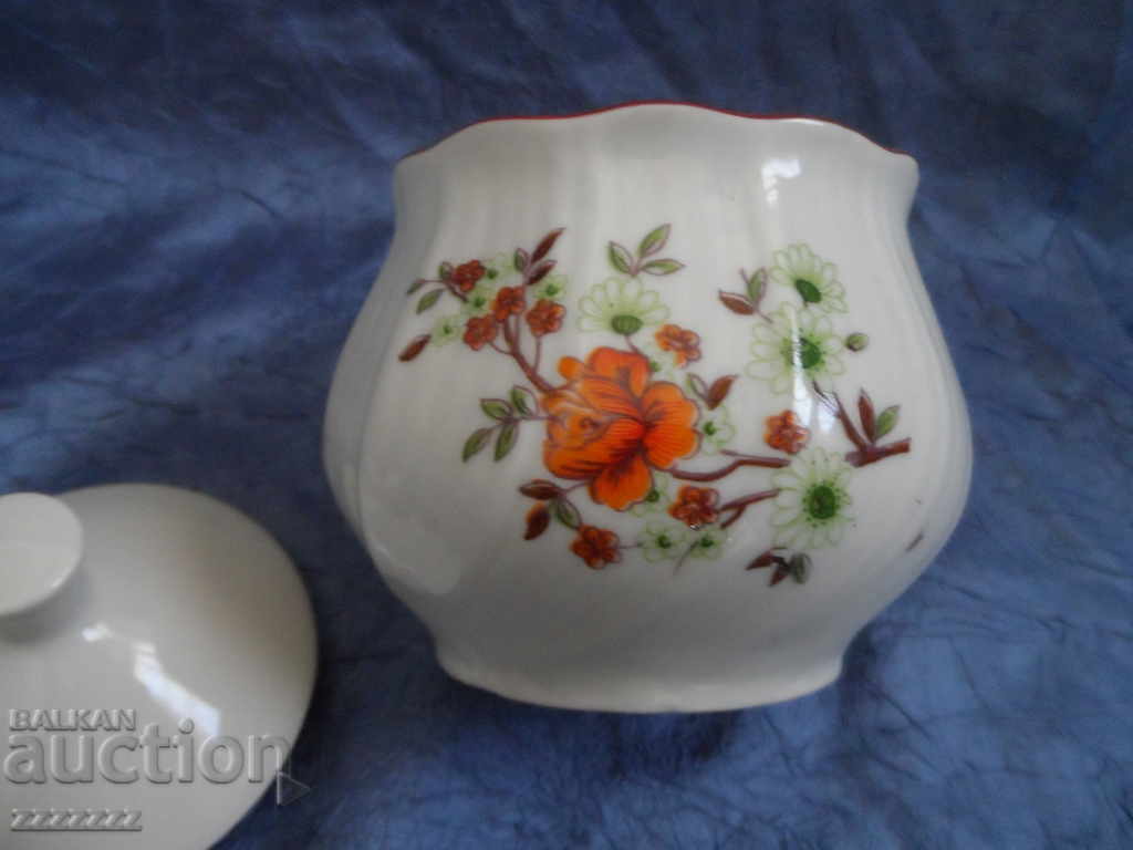 Porcelain Sugar Bowl - 6 Porcelain Sugar Bowl - 6