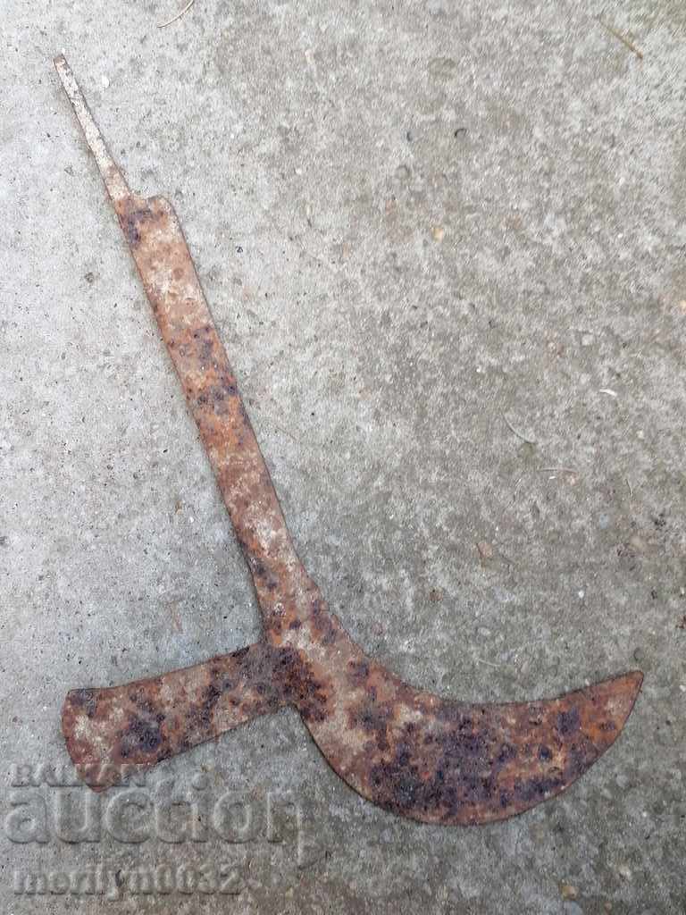 Old handmade knife, wrought iron with price 39.00 BGN | € 19.94