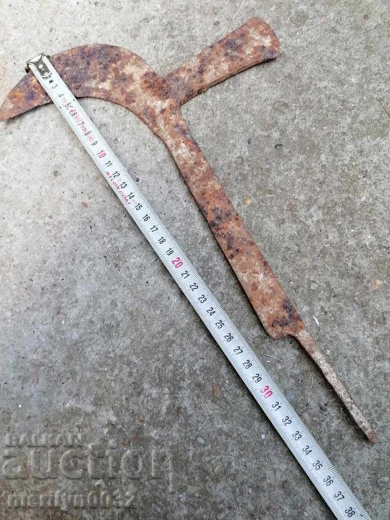 Delivery of Old handmade knife, wrought iron