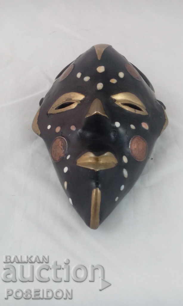 TWO MASKS - MASKS ARE AUTHENTIC WITH COINS INSTALLED with price 300.00 BGN | € 153.39 TWO MASKS - MASKS ARE AUTHENTIC WITH COINS INSTALLED with price 300.00 BGN | € 153.39