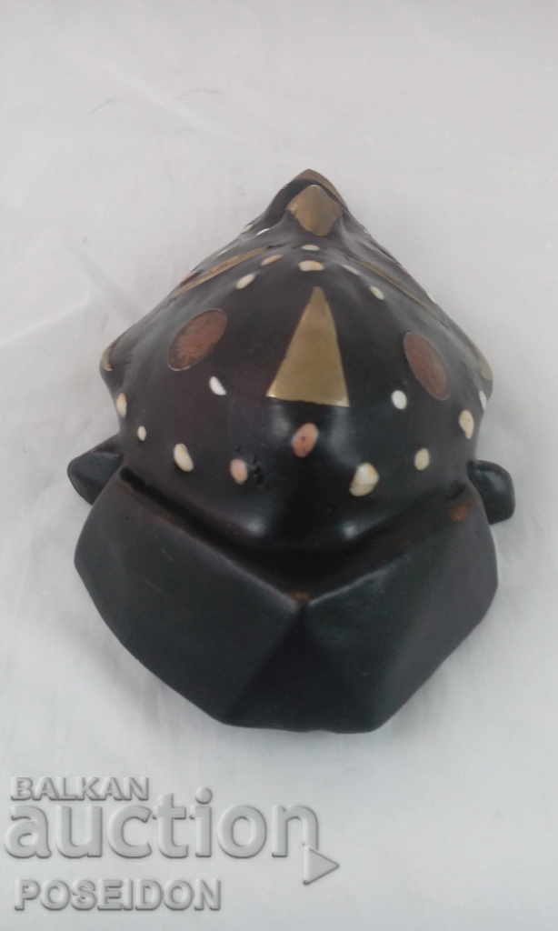 Auction TWO MASKS - MASKS ARE AUTHENTIC WITH COINS INSTALLED Auction TWO MASKS - MASKS ARE AUTHENTIC WITH COINS INSTALLED