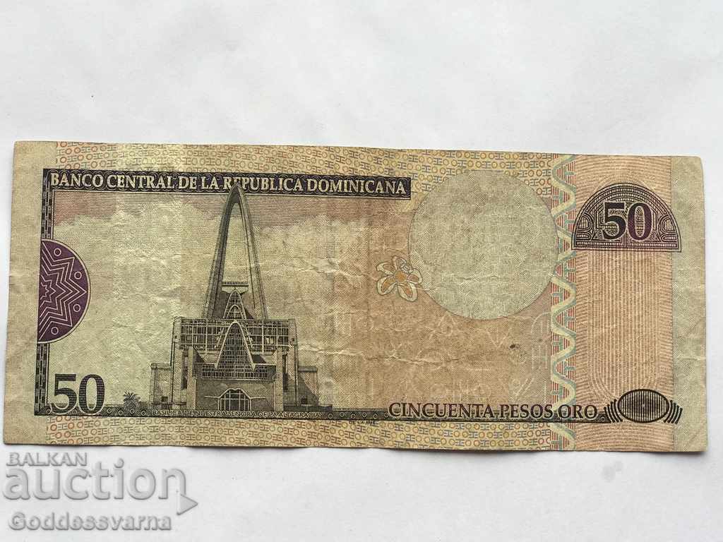 Dominican Rep 50 Pesos 2002 Ref 8204 με τιμή 14.00 BGN | € 7.16 Dominican Rep 50 Pesos 2002 Ref 8204 με τιμή 14.00 BGN | € 7.16