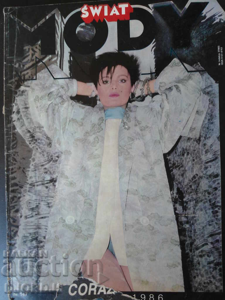 Revista MODY swiat, 1986