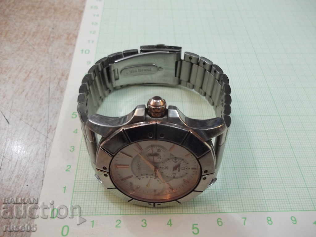 Clock "SEIKO" chronograph quartz male Japanese working - 6 Clock "SEIKO" chronograph quartz male Japanese working - 6