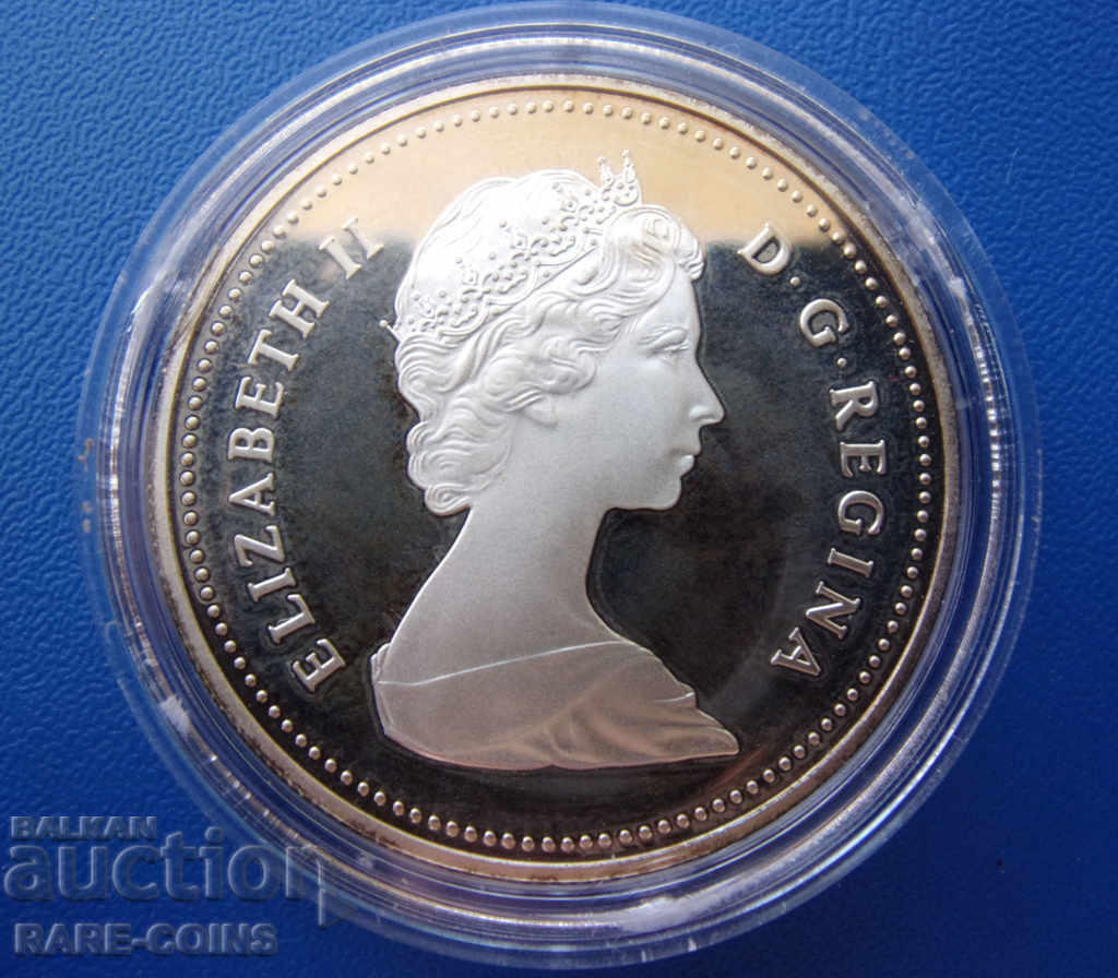 Καναδάς 1 δολάριο 1984 UNC PROOF Σπάνιο πρωτότυπο με τιμή € 43.46 | 85.00 BGN