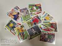 20 cards of photos of football players