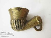 Old small Ottoman Turkish pipe bronze pipe