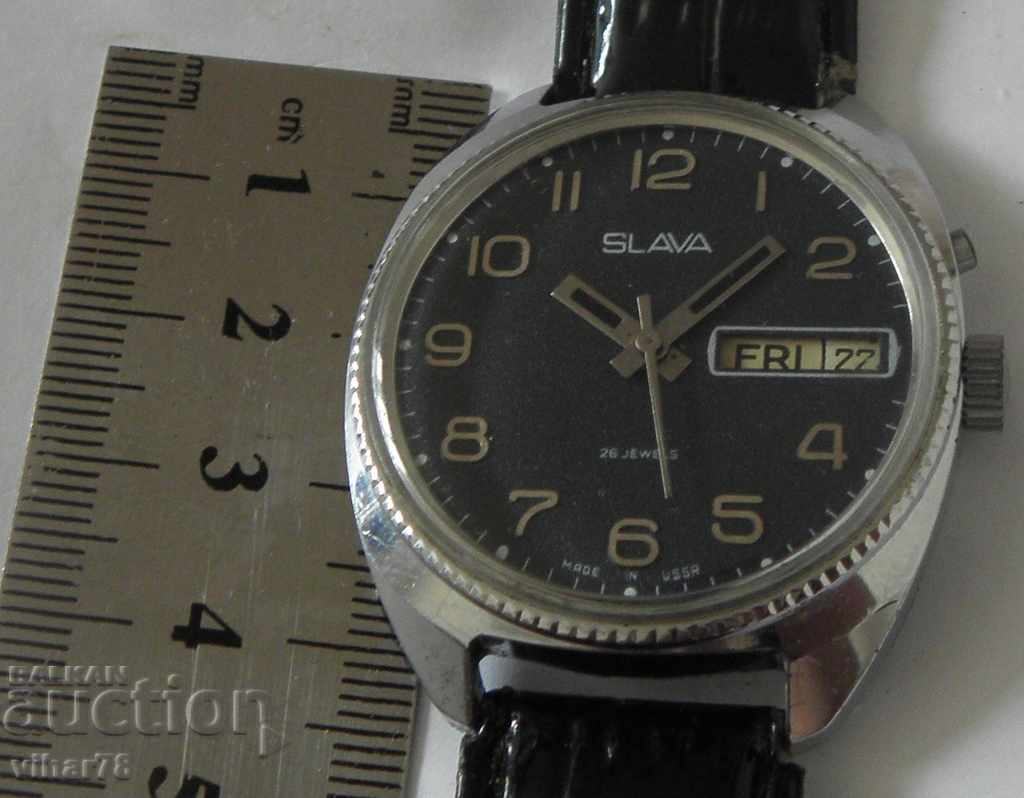 RARE MEN'S WATCH SLAVA-SLAVA with price 59.99 BGN | € 30.67 RARE MEN'S WATCH SLAVA-SLAVA with price 59.99 BGN | € 30.67