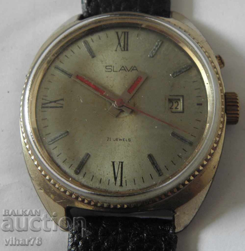 Σπάνιο ανδρικό ρολόι Slava-SLAVA