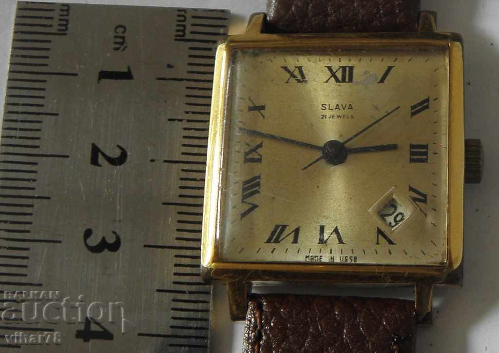 Σπάνιο ανδρικό ρολόι Slava-SLAVA με τιμή € 52.99 | 103.64 BGN