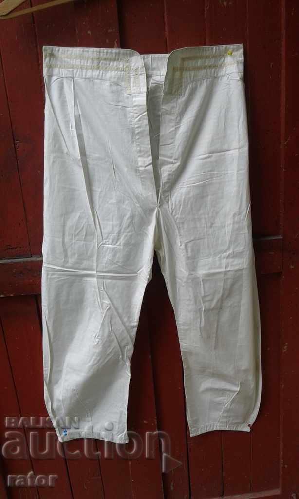 Women's pants with embroidery - 100 years old, costume