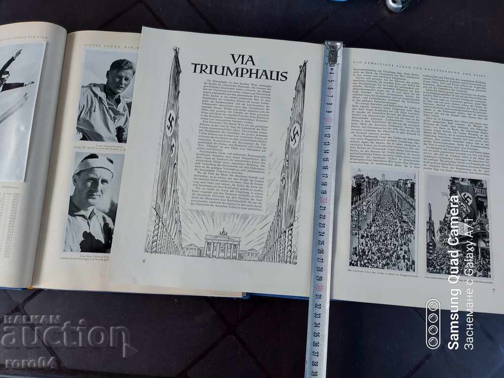 Delivery of OLYMPICS - ALMANAC - BERLIN - 1936 Delivery of OLYMPICS - ALMANAC - BERLIN - 1936
