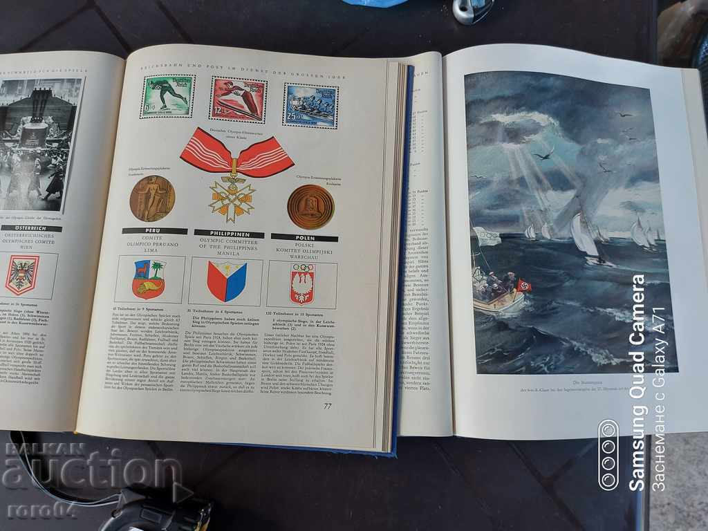 OLYMPICS - ALMANAC - BERLIN - 1936 - 5 OLYMPICS - ALMANAC - BERLIN - 1936 - 5