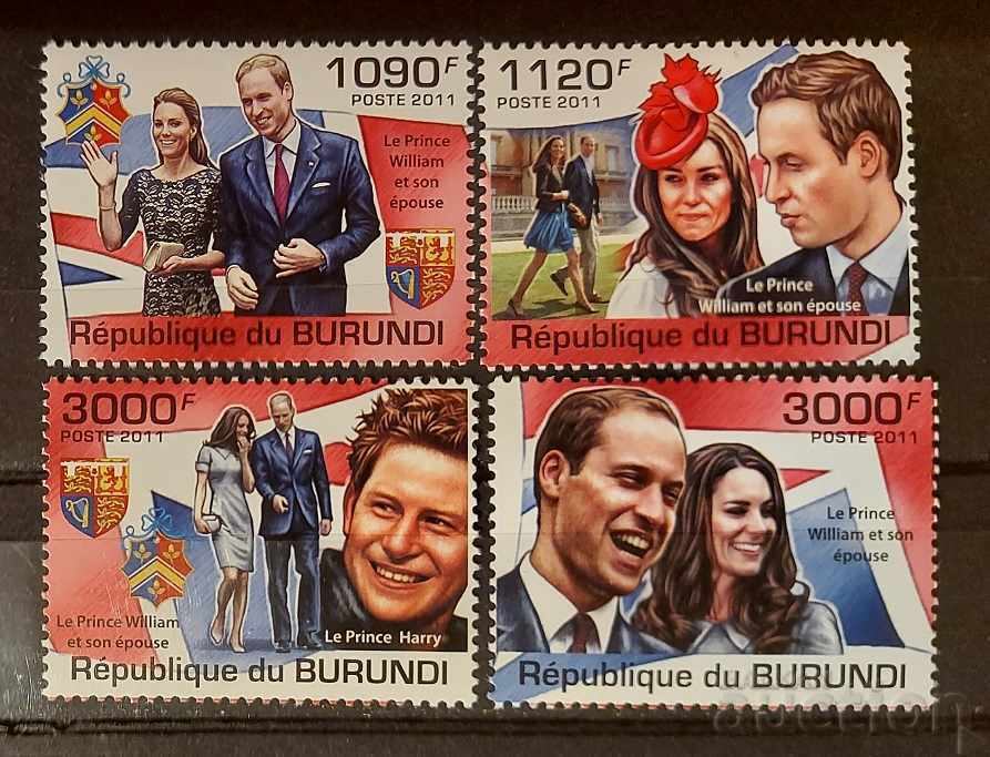 Burundi 2011 Personalities/Royal Wedding 8 € MNH Burundi 2011 Personalities/Royal Wedding 8 € MNH