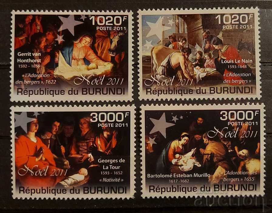 Бурунди 2011 Изкуство/Картини/Религия/Коледа 8 € MNH Бурунди 2011 Изкуство/Картини/Религия/Коледа 8 € MNH