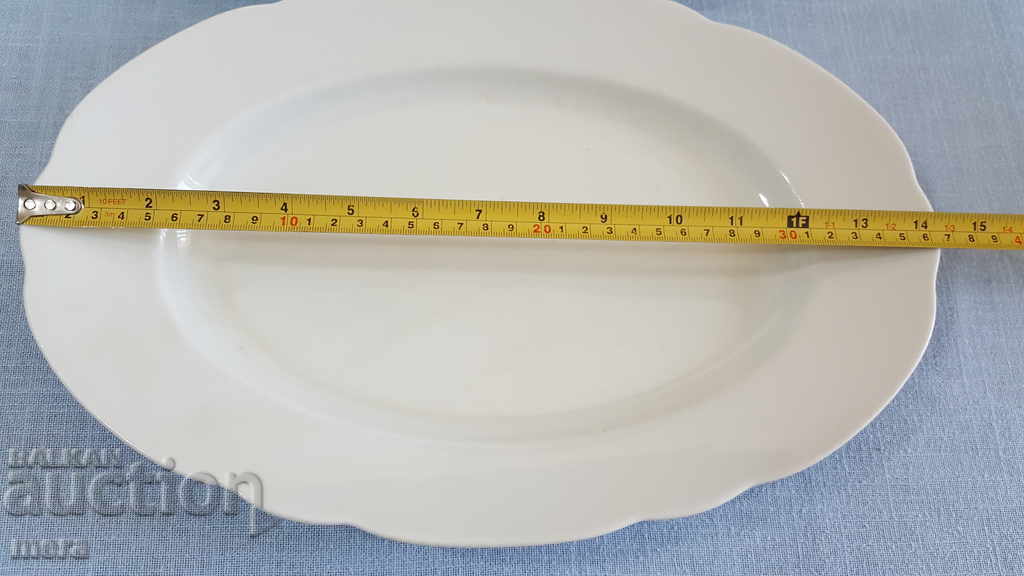 Large porcelain elliptical plates - Bavaria with price 60.00 BGN | € 30.68 Large porcelain elliptical plates - Bavaria with price 60.00 BGN | € 30.68