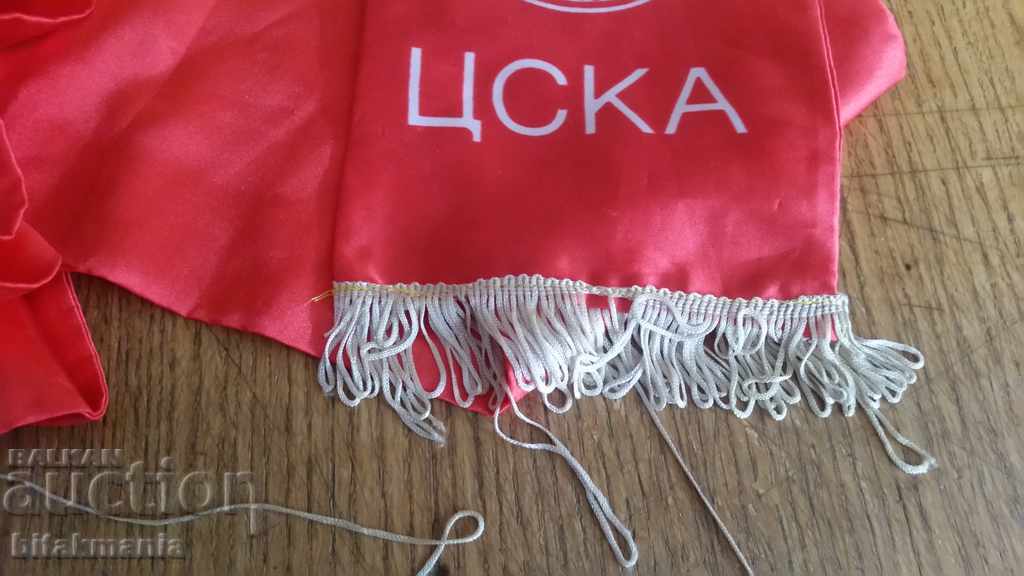 Auction Silk scarf CSKA football Auction Silk scarf CSKA football