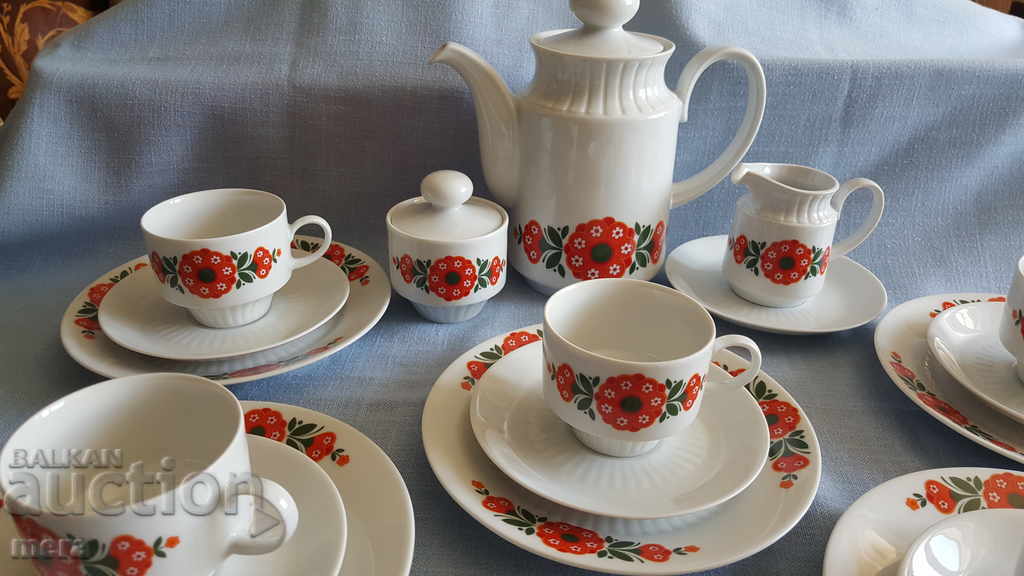 Σετ πορσελάνης για καφέ και επιδόρπιο - Βαυαρία με τιμή 130.00 BGN | € 66.47