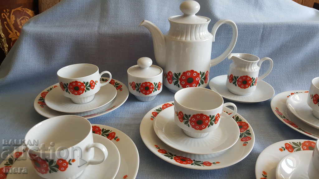 Δημοπρασία Σετ πορσελάνης για καφέ και επιδόρπιο - Βαυαρία