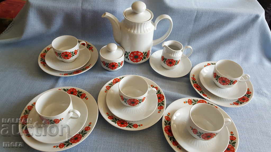 Παράδοση Σετ πορσελάνης για καφέ και επιδόρπιο - Βαυαρία