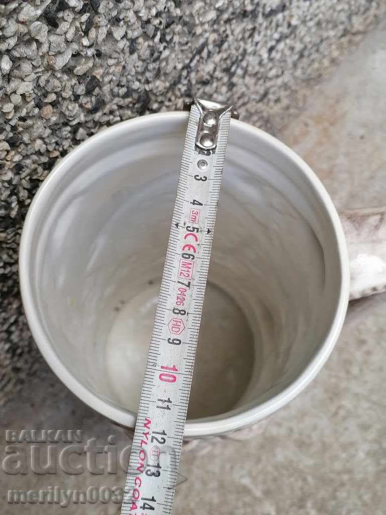 Доставка на Стара Западноевропейска кана чайник, порцелан Доставка на Стара Западноевропейска кана чайник, порцелан