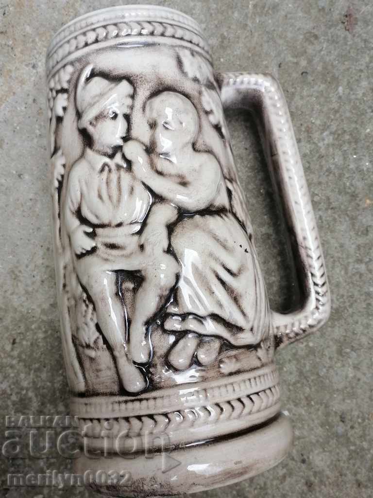 Стара Западноевропейска кана чайник, порцелан - 7 Стара Западноевропейска кана чайник, порцелан - 7