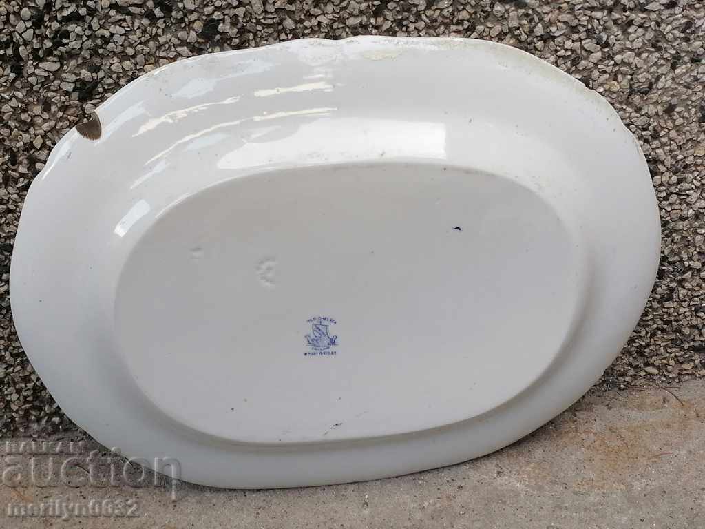 Livrarea placă de porțelan de serviciu platou englezesc din secolul al 19-lea platou platou